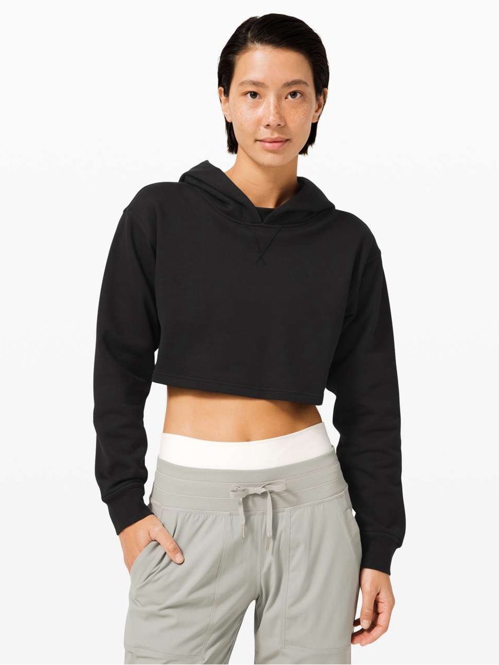 Lululemon All Yours Cropped Hoodie Size 2